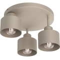 Plafonnier PARKLA 3xE27/15W/230V beige