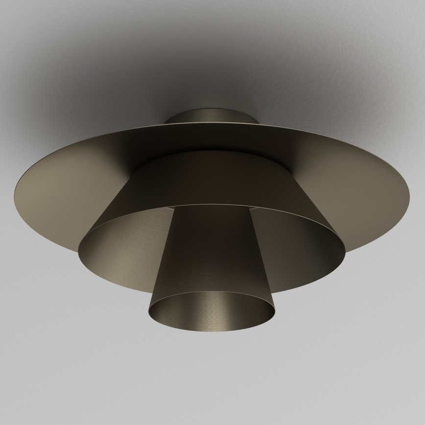 Plafonnier PLATO 1xE27/15W/230V Ø 32 cm anthracite