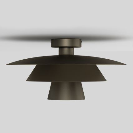 Plafonnier PLATO 1xE27/15W/230V Ø 32 cm anthracite
