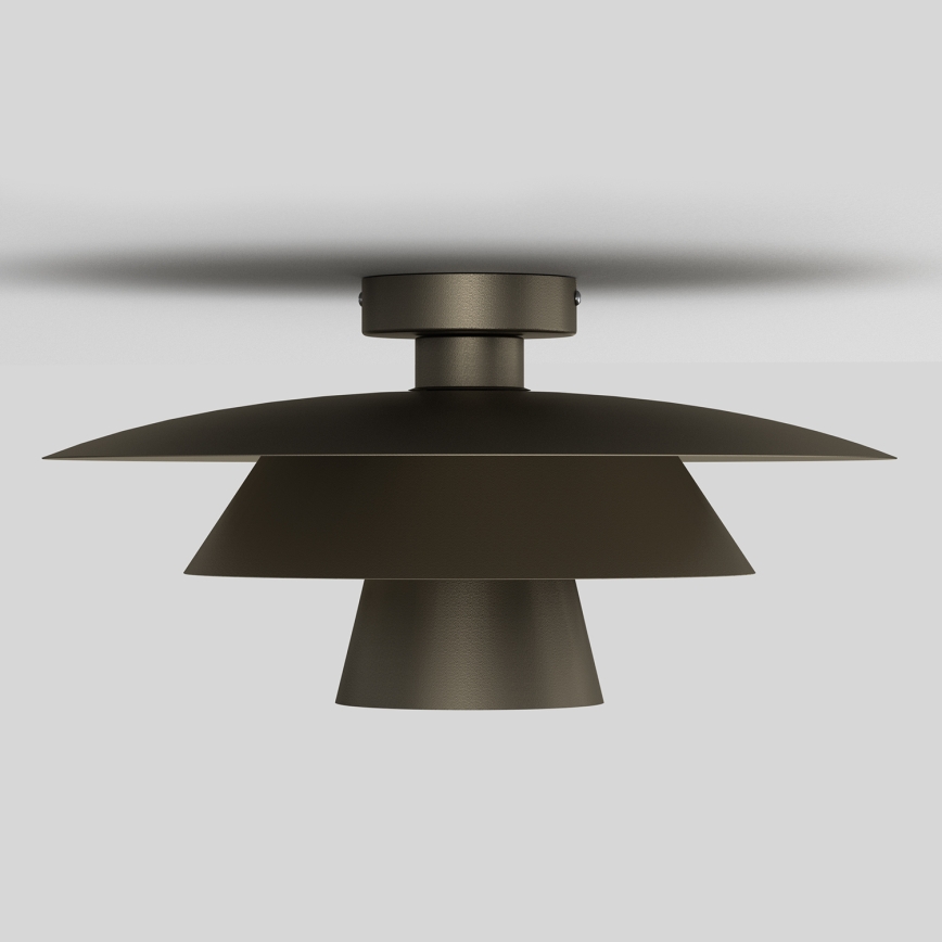 Plafonnier PLATO 1xE27/15W/230V Ø 32 cm anthracite