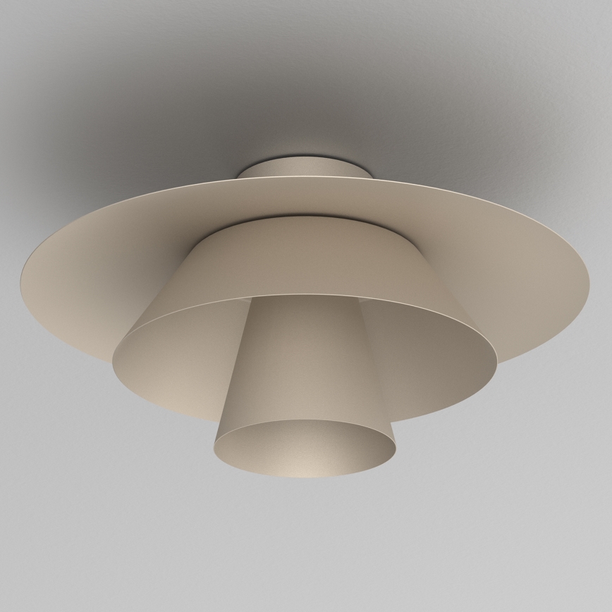 Plafonnier PLATO 1xE27/15W/230V Ø 32 cm beige