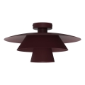 Plafonnier PLATO 1xE27/15W/230V Ø 32 cm bordeaux