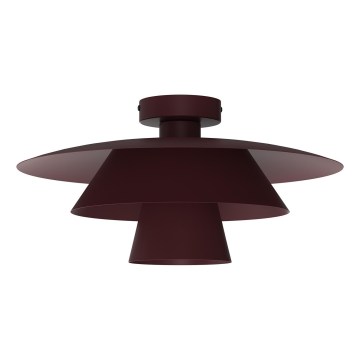 Plafonnier PLATO 1xE27/15W/230V Ø 32 cm bordeaux