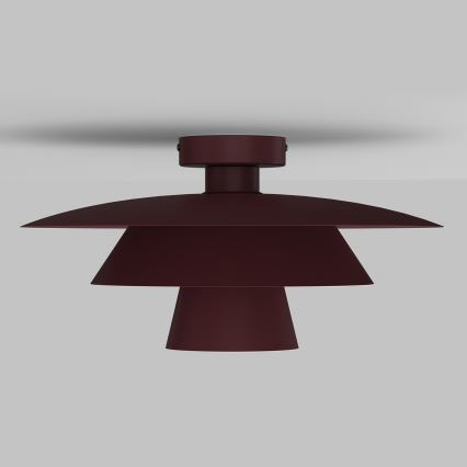 Plafonnier PLATO 1xE27/15W/230V Ø 32 cm bordeaux