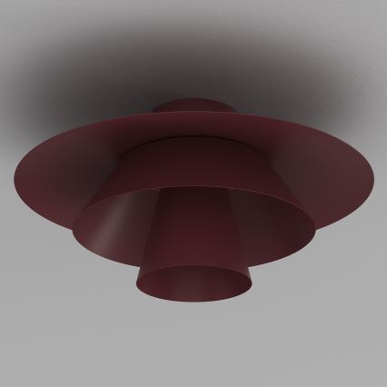 Plafonnier PLATO 1xE27/15W/230V Ø 32 cm bordeaux