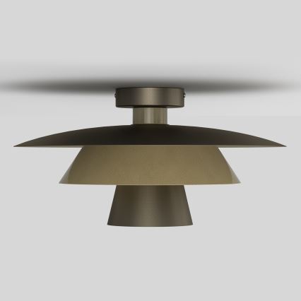 Plafonnier PLATO 1xE27/15W/230V Ø 32 cm bronze