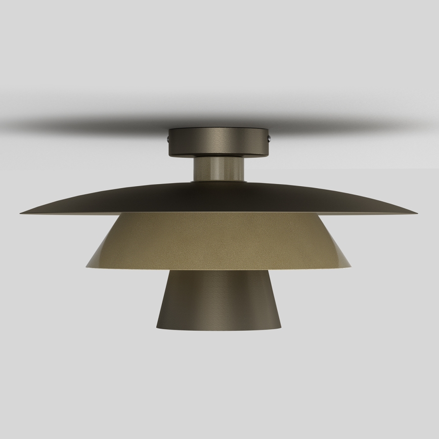 Plafonnier PLATO 1xE27/15W/230V Ø 32 cm bronze