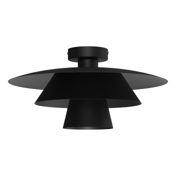 Plafonnier PLATO 1xE27/15W/230V Ø 32 cm noir