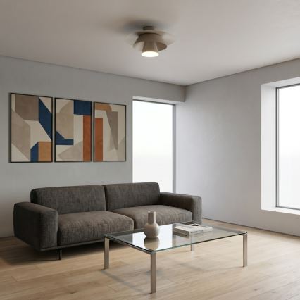 Plafonnier PLATO 1xE27/15W/230V Ø 38 cm beige