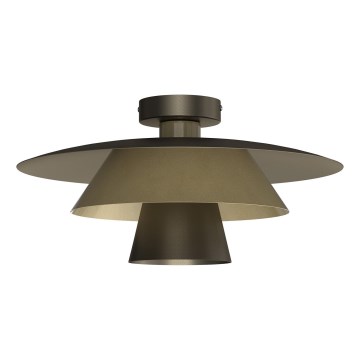 Plafonnier PLATO 1xE27/15W/230V Ø 38 cm bronze/doré