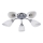 Plafonnier PORTOS 5xE14/10W/230V finition chrome brillant
