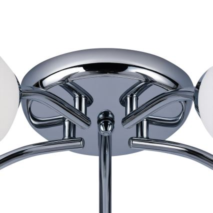 Plafonnier PORTOS 5xE14/10W/230V finition chrome brillant
