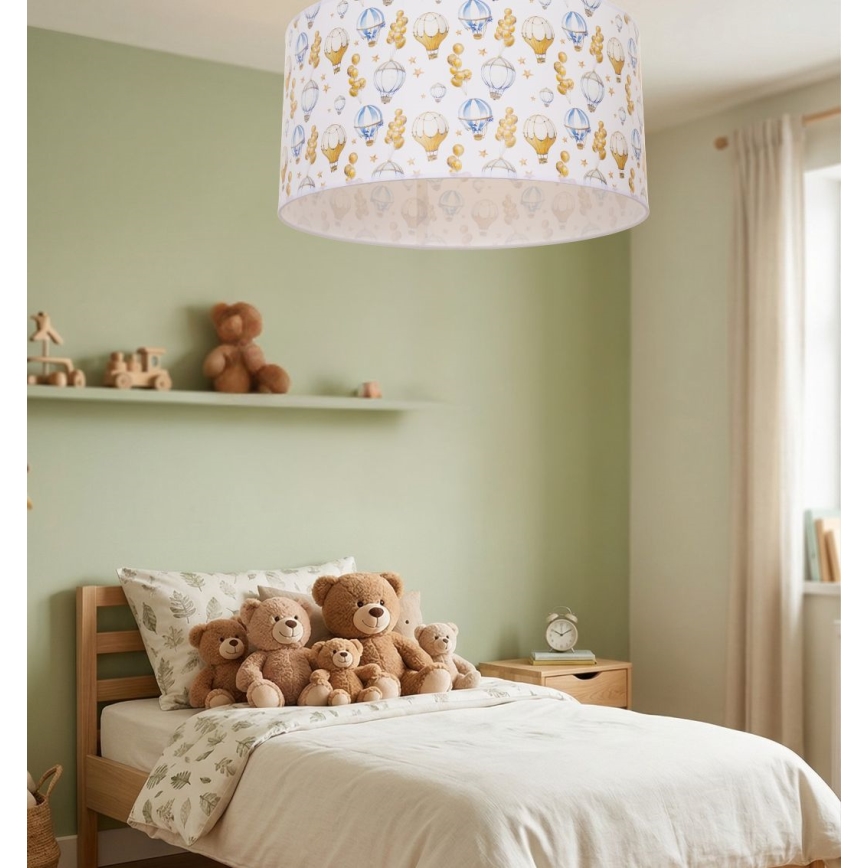Plafonnier pour chambre d'enfant KIDS ROOM 1xE27/60W/230V Ø 40 cm à motif de ballons