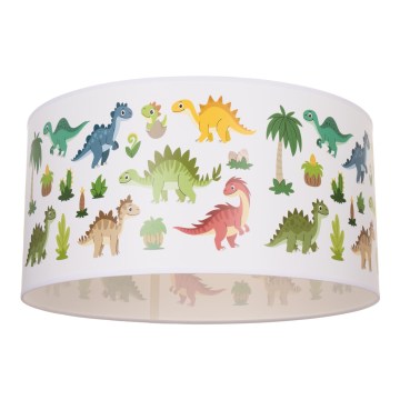 Plafonnier pour chambre d'enfant KIDS ROOM 1xE27/60W/230V Ø 40 cm, motif dinosaure