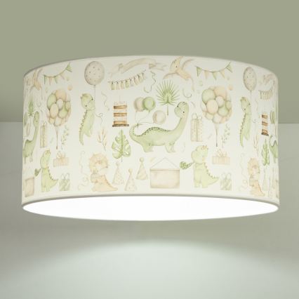 Plafonnier pour chambre d'enfant KIDS ROOM 1xE27/60W/230V Ø 40 cm motif dinosaure
