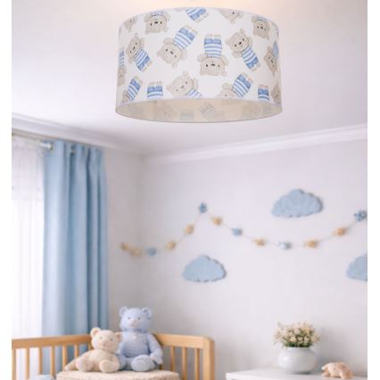 Plafonnier pour chambre d'enfant KIDS ROOM 1xE27/60W/230V Ø 40 cm, motif ourson