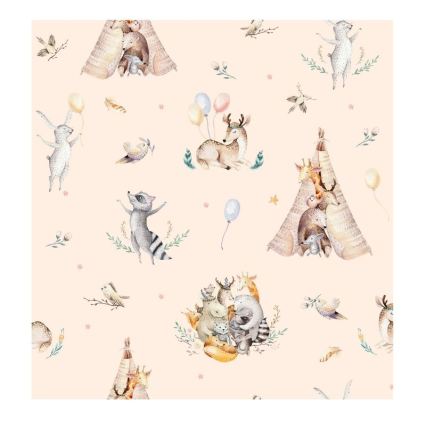 Plafonnier pour chambre d'enfant KIDS ROOM 1xE27/60W/230V Ø 40 cm, motifs animaux