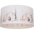 Plafonnier pour chambre d'enfant KIDS ROOM 1xE27/60W/230V Ø 40 cm, motifs d'animaux