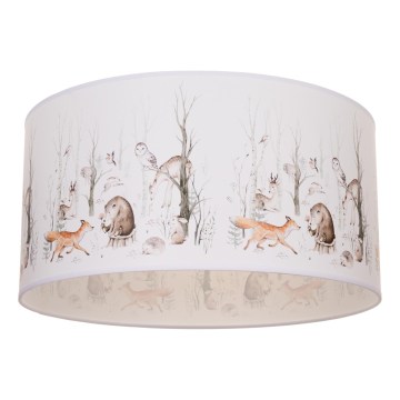 Plafonnier pour chambre d'enfant KIDS ROOM 1xE27/60W/230V Ø 40 cm, motifs d'animaux