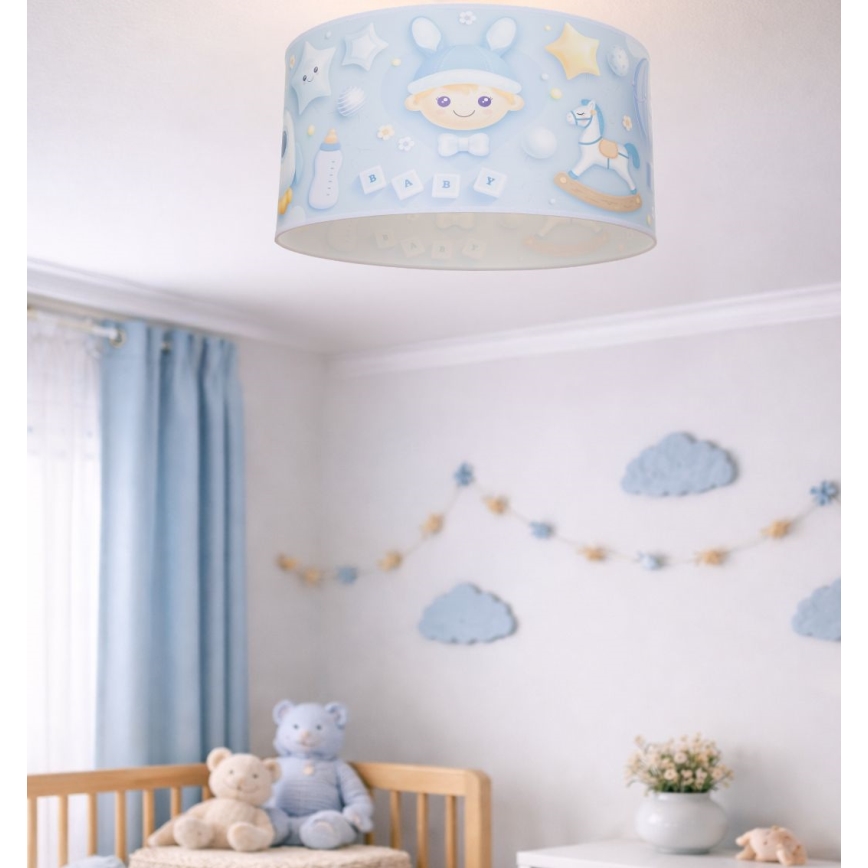 Plafonnier pour chambre d'enfant KIDS ROOM 1xE27/60W/230V, Ø 40 cm — motif astronaute