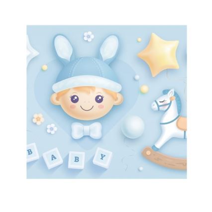 Plafonnier pour chambre d'enfant KIDS ROOM 1xE27/60W/230V, Ø 40 cm — motif astronaute