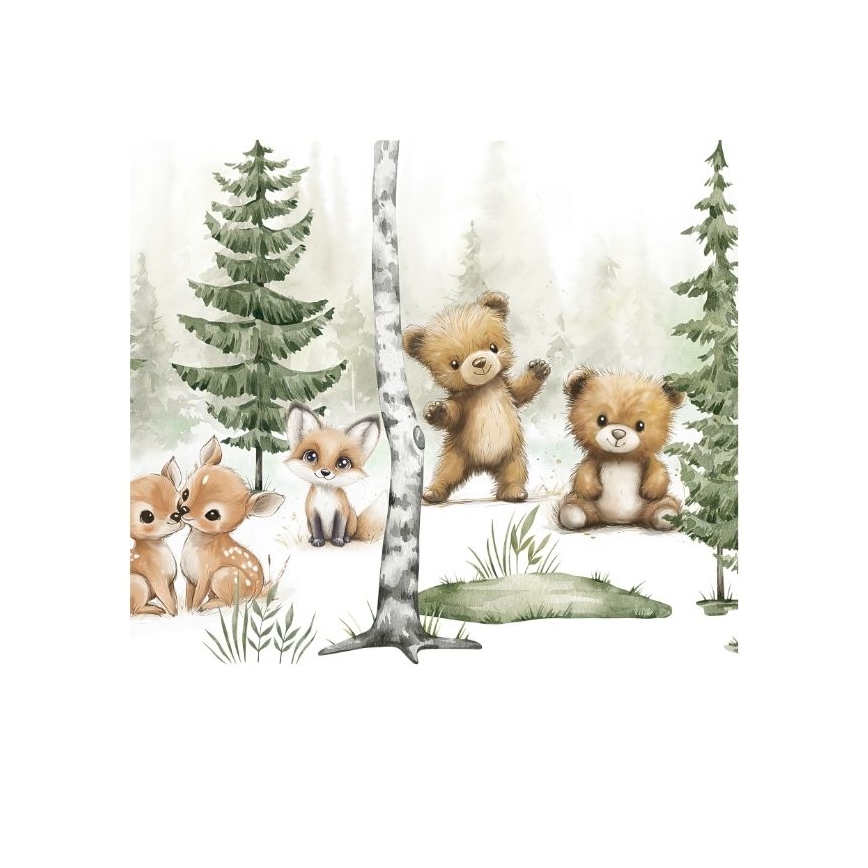 Plafonnier pour enfants KIDS ROOM 1xE27/60W/230V Ø 40 cm — motifs animaux