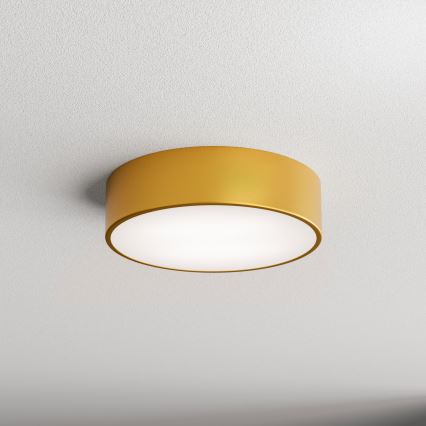 Plafonnier pour salle de bains avec capteur CLEO 2xE27/24W/230V Ø 30 cm doré IP54