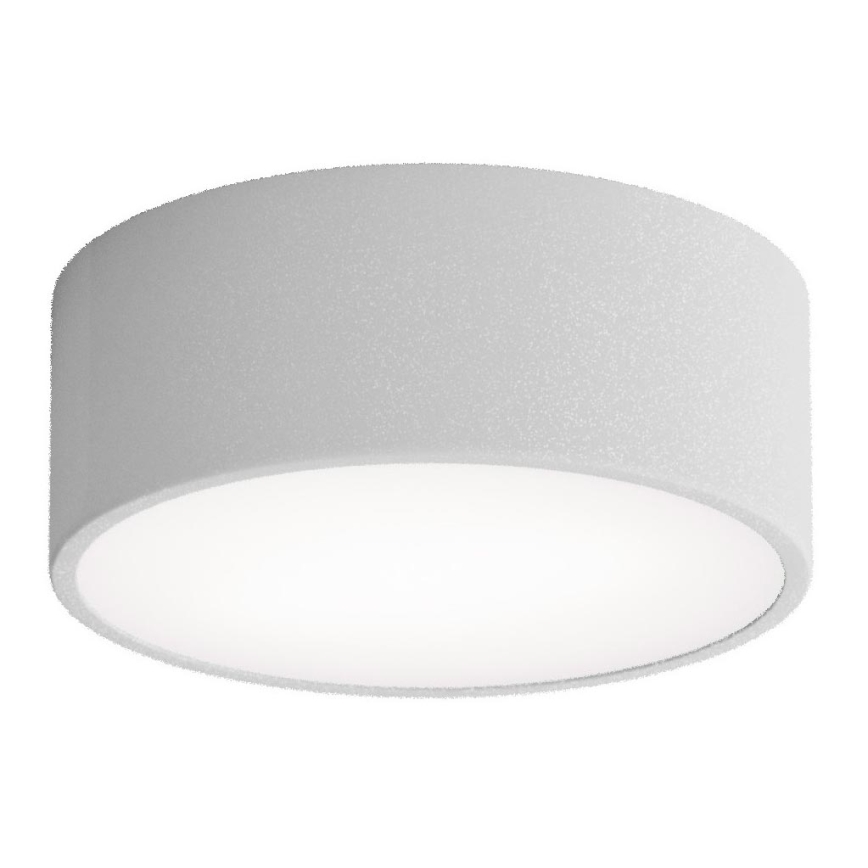 Plafonnier pour salle de bains avec détecteur CLEO 1xE27/24W/230V Ø 20 cm IP54 gris