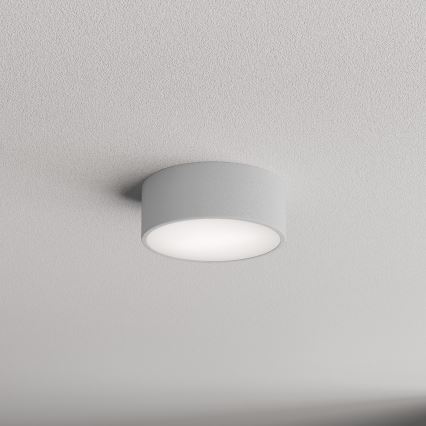 Plafonnier pour salle de bains avec détecteur CLEO 1xE27/24W/230V Ø 20 cm IP54 gris