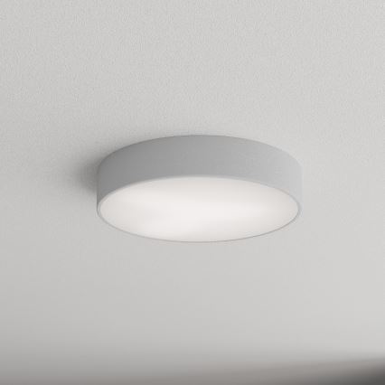 Plafonnier pour salle de bains CLEO avec détecteur, 3xE27/24W/230V, diamètre 40 cm, gris, IP54
