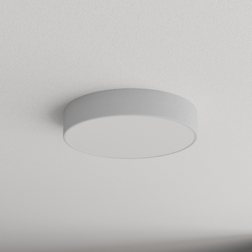 Plafonnier pour salle de bains CLEO avec détecteur, 3xE27/24W/230V, diamètre 40 cm, gris, IP54