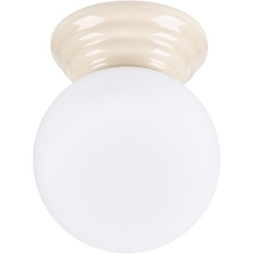 Plafonnier pour salle de bains ZORI 1xG9/8W/230V Ø 12 cm IP44 beige
