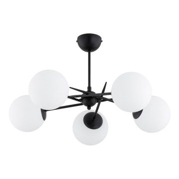 Plafonnier PRIMERY 5xE14/10W/230V noir
