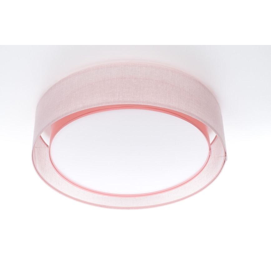 Plafonnier PURO 2 x E27, 40 W, 230 V, Ø 60 cm, rose