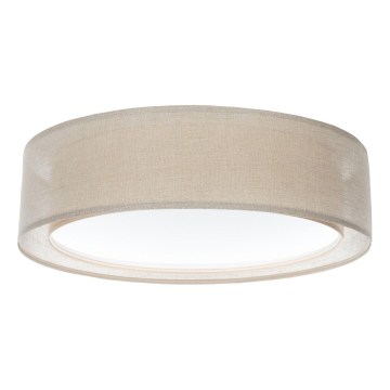 Plafonnier PURO 2x E27/40 W/230 V Ø 60 cm beige