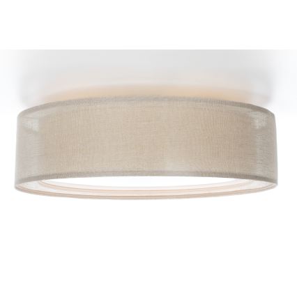 Plafonnier PURO 2x E27/40 W/230 V Ø 60 cm beige
