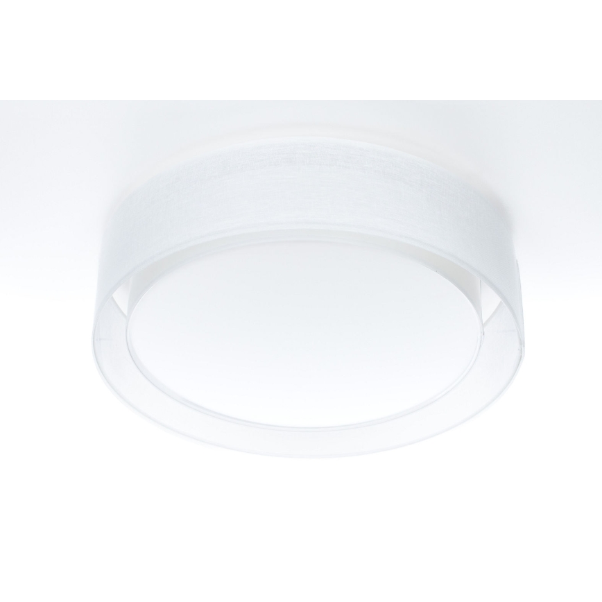 Plafonnier PURO 2x E27/40W/230V Ø 60 cm blanc