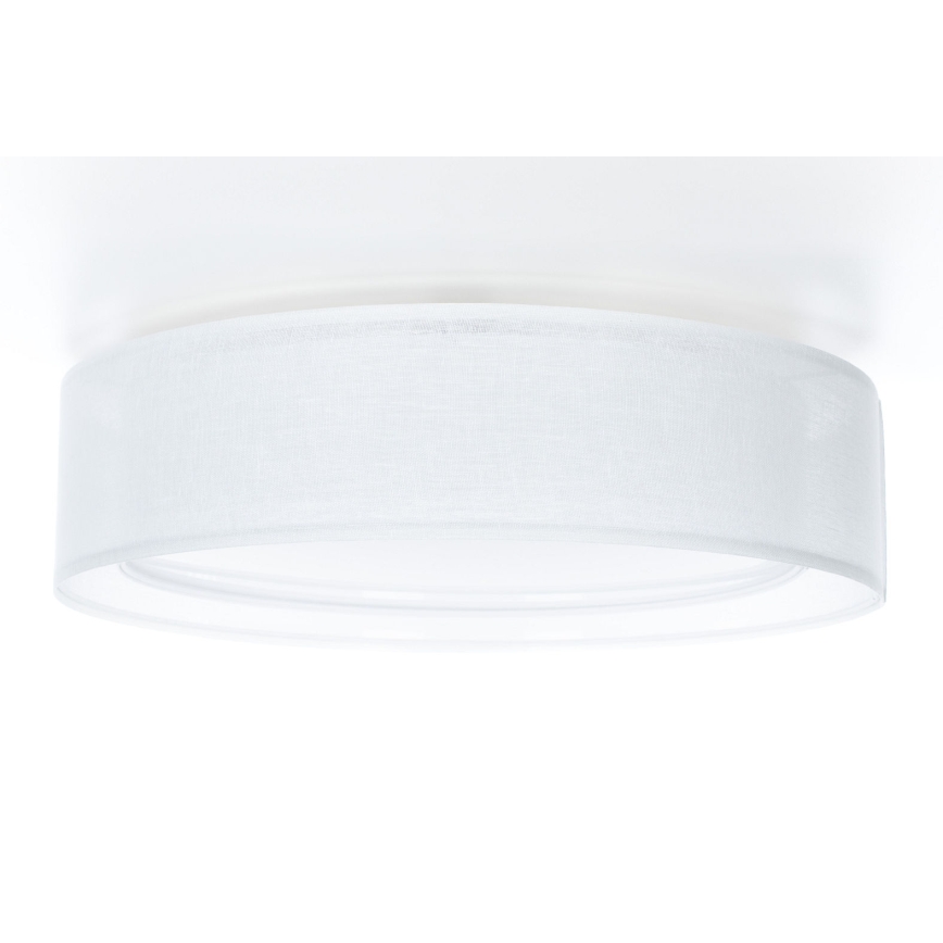 Plafonnier PURO 2x E27/40W/230V Ø 60 cm blanc