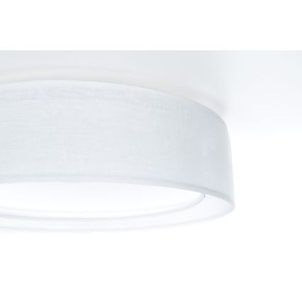 Plafonnier PURO 2x E27/40W/230V Ø 60 cm blanc