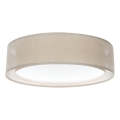 Plafonnier PURO 2xE27/40W/230V Ø 50 cm beige