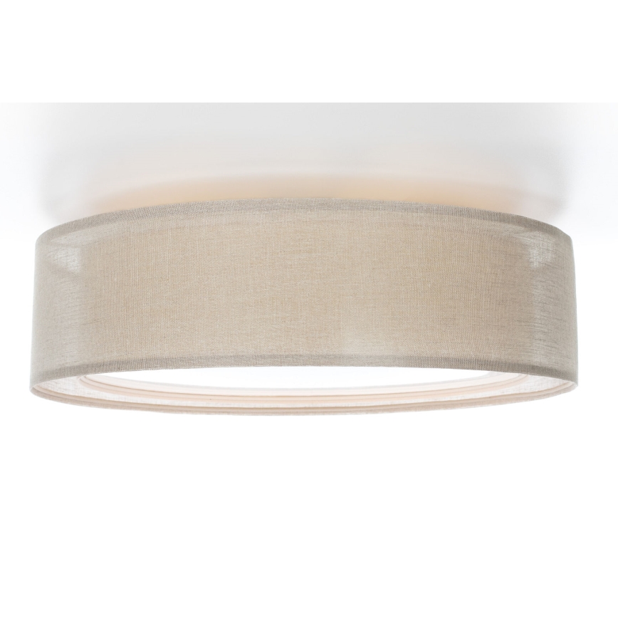 Plafonnier PURO 2xE27/40W/230V Ø 50 cm beige