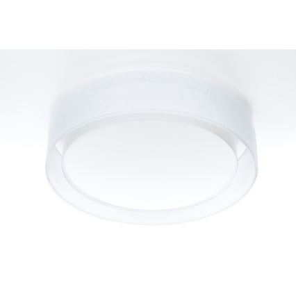 Plafonnier PURO 2xE27/40W/230V Ø 50 cm blanc