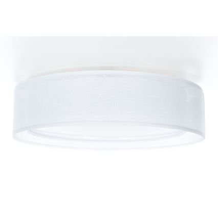 Plafonnier PURO 2xE27/40W/230V Ø 50 cm blanc