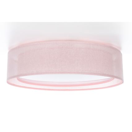 Plafonnier PURO 2xE27/40W/230V, Ø 50 cm, rose