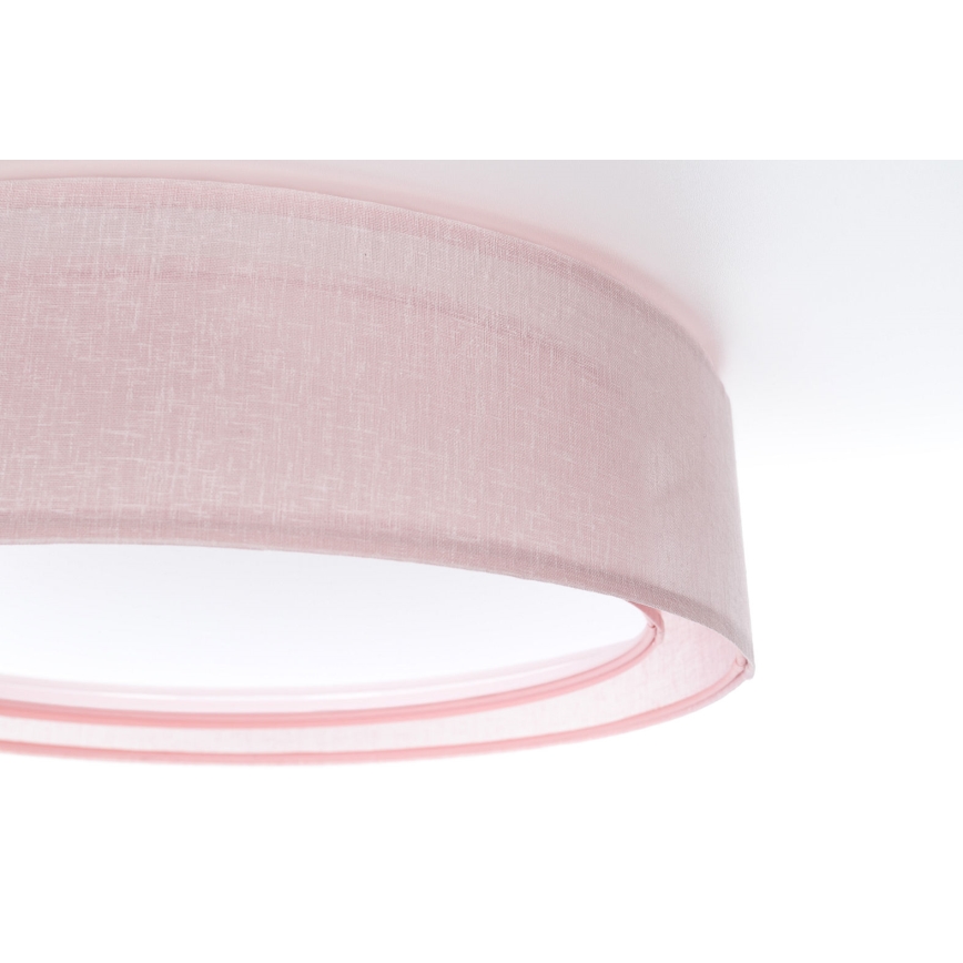 Plafonnier PURO 2xE27/40W/230V, Ø 50 cm, rose