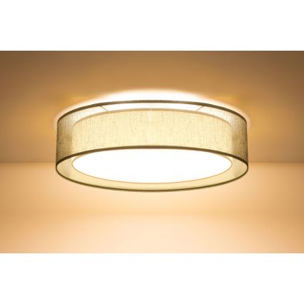 Plafonnier PURO 2xE27/40W/230V Ø 50 cm vert