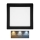 Plafonnier RAFA LED/12W/230V 3000/4000/6000K 17x17 cm noir