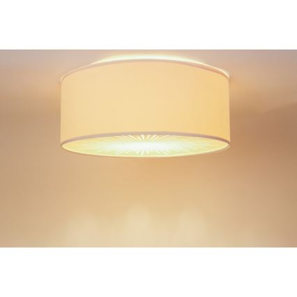 Plafonnier RAYS 2xE27/60W/230V d. 60 cm beige