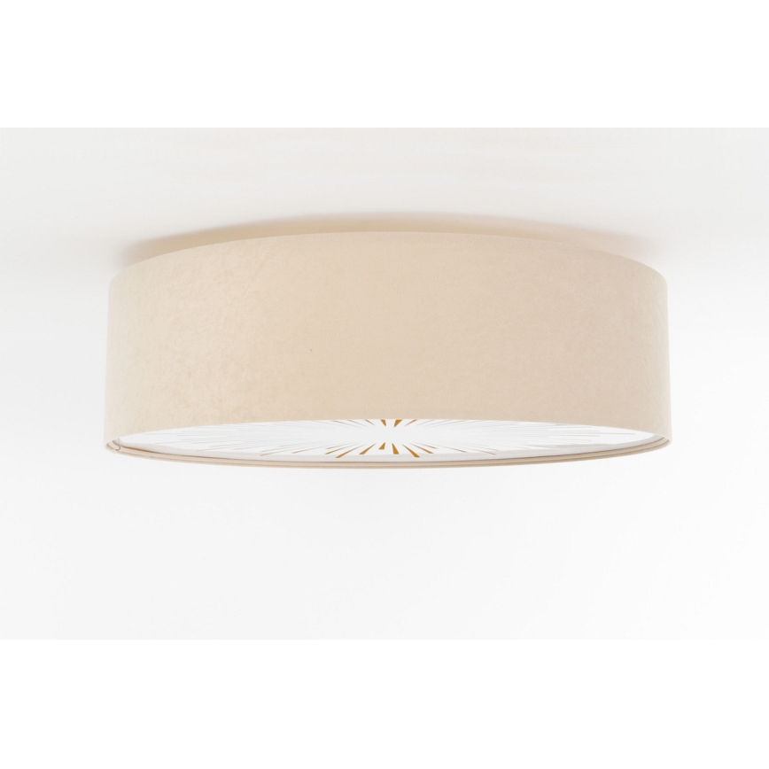 Plafonnier RAYS 2xE27/60W/230V d. 60 cm beige