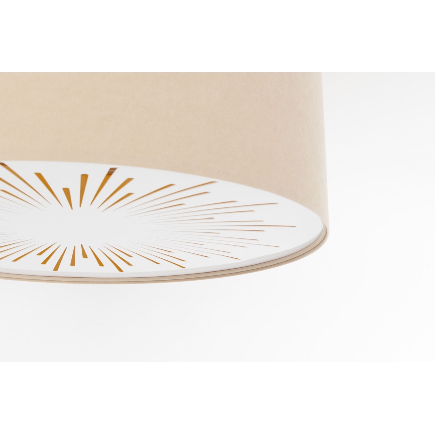 Plafonnier RAYS 2xE27/60W/230V d. 60 cm beige